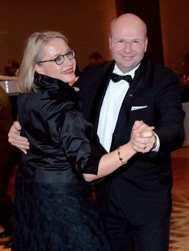 VBKI-Präsident Markus Voigt eröffnete den Ball mit seiner Frau Mirijam