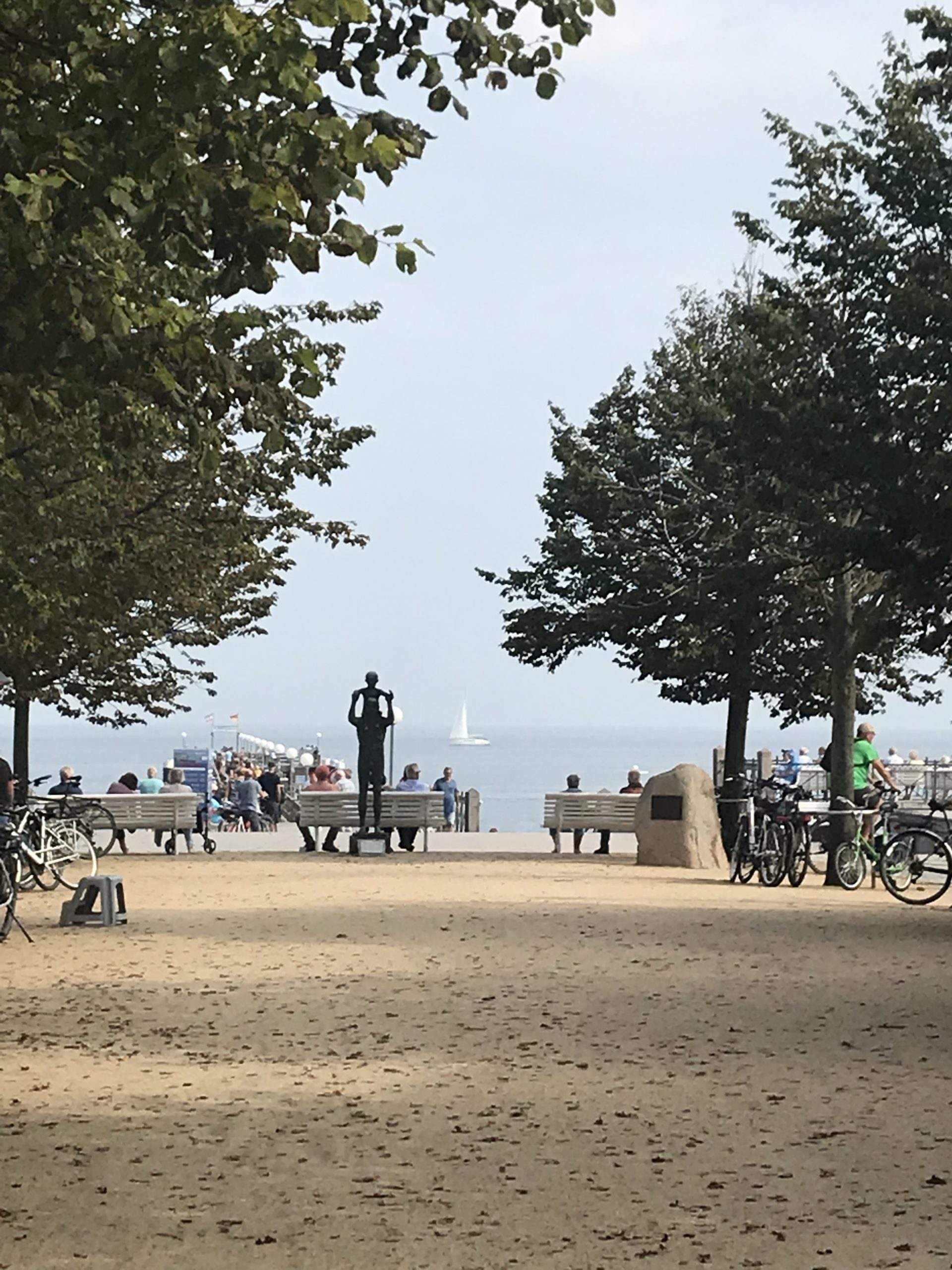 Ein Blick auf die Promenade und die Seebrücke in Kühlungsborn. Foto: Martina Reckermann
