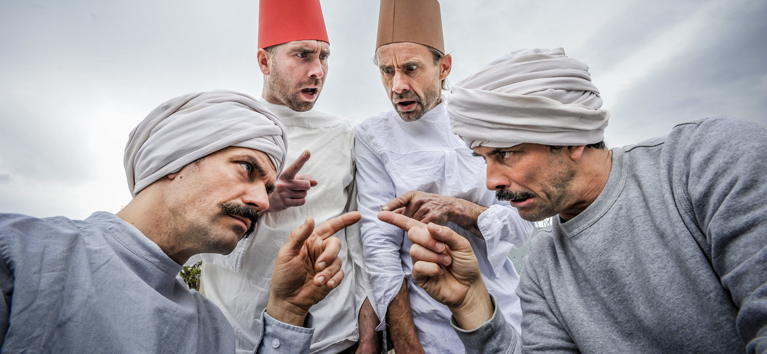 Shakespeares Komödie der Irrtümer ist open Air in der harlottenburger Sömmeringstrasse zu erleben. Foto: Thorsten Wulff