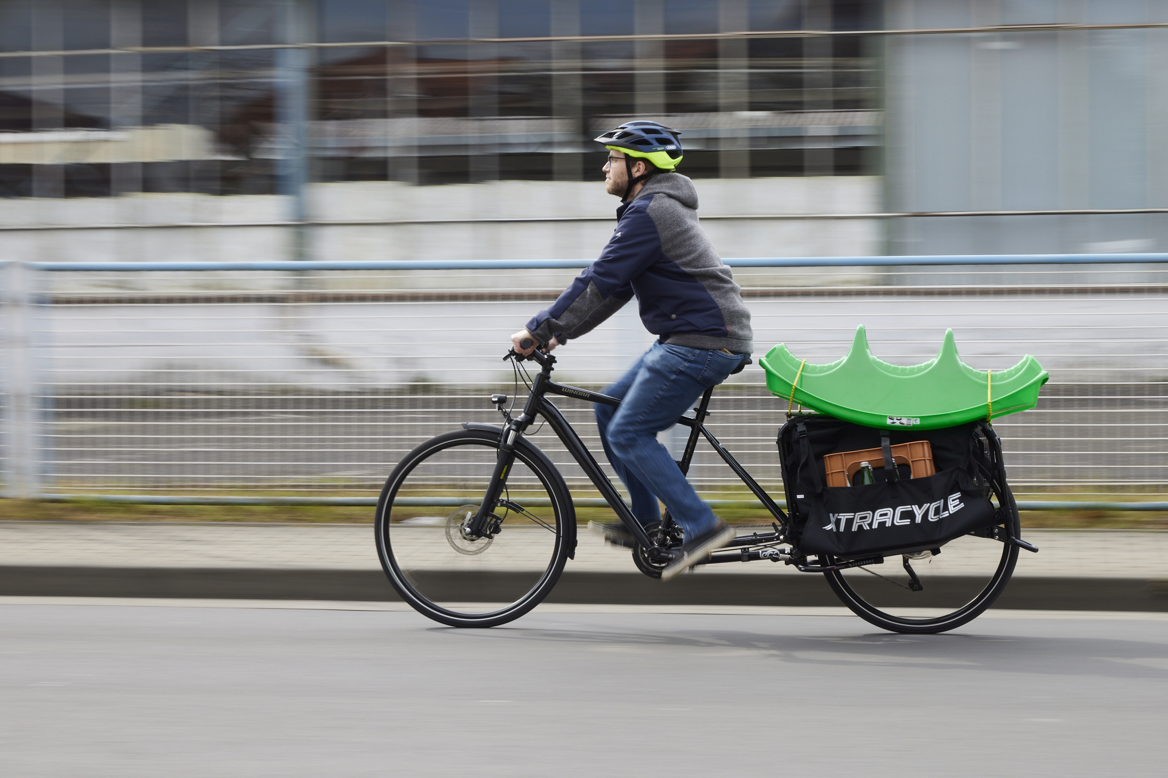 xtracycle-Verlängerungskit zum Lastenrad. Foto: www.pd-f.de/Arne Bischoff